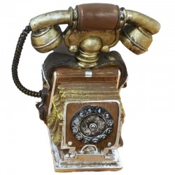 TAROS B. BOY VINTAGE TELEFON ŞEKİLLİ DEKORATİF KUMBARA  SERİ 2