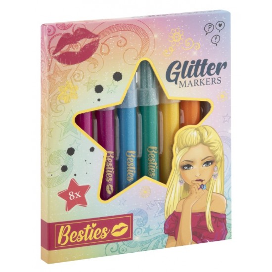 TAROS BESTİES 8 GLİTTER MARKERS