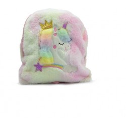 TAROS UNICK COLOR RAINBOW UNICORN PELUŞ SIRT ÇANTASI