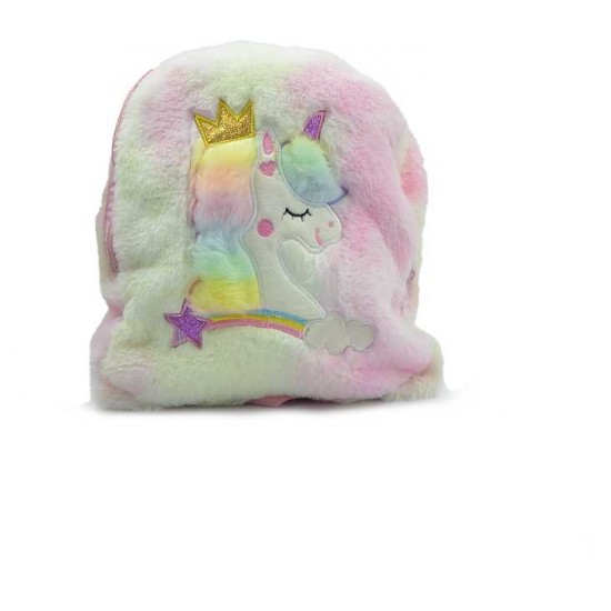 TAROS UNICK COLOR RAINBOW UNICORN PELUŞ SIRT ÇANTASI