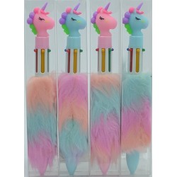 TAROS UNICK COLOR PVC KUTU UNICORN ÇOKLU PELUŞ TÜKENMEZ KALEM