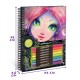 TAROS NEBULOUS STARS  BLACK PAGES COLORİNG BOOK (NEON PENS)