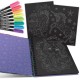 TAROS NEBULOUS STARS  BLACK PAGES COLORİNG BOOK (NEON PENS)